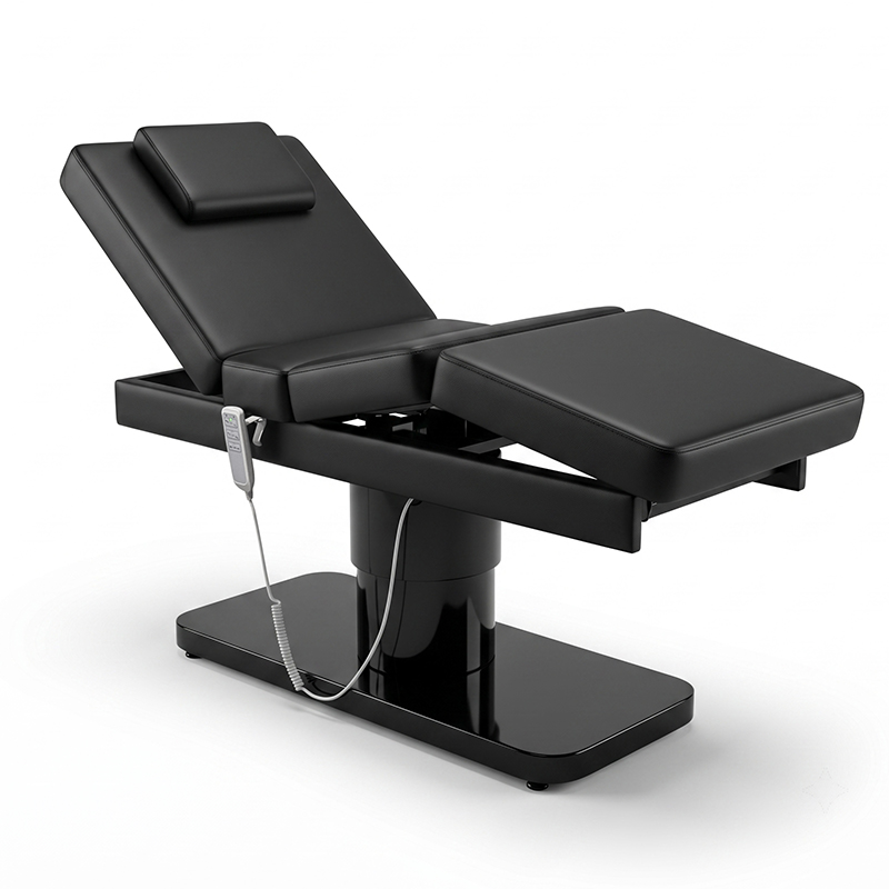Spa Wellness Salon - Black Minimalist 3-Motor Spa Massage Furniture