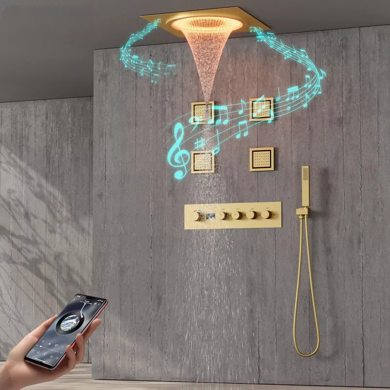 Smart LED Shower Set Bathroom  - Spa & Wellness Jura Resort Centre De Loisirs Des Franches Montagnes review and price
