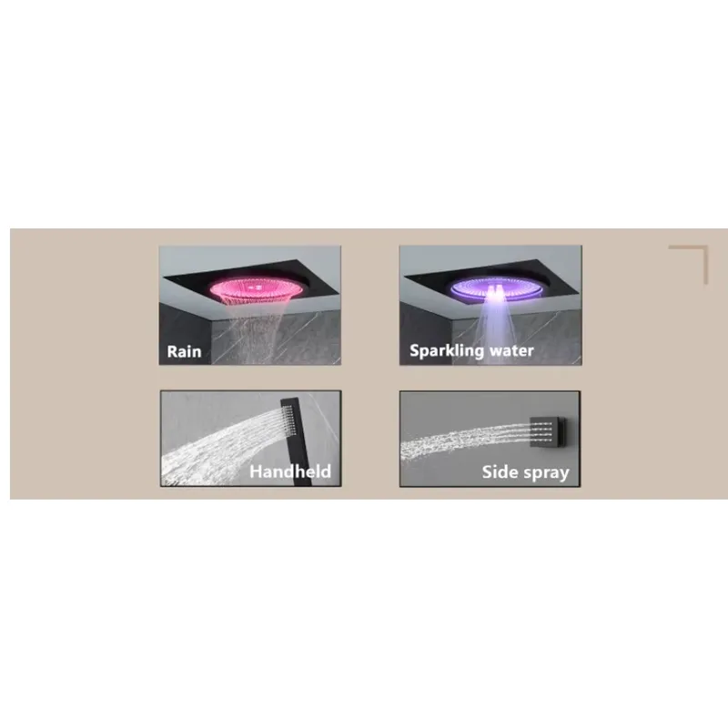 Smart LED Shower Set Bathroom  - Spa & Wellness Jura Resort Centre De Loisirs Des Franches Montagnes review and price