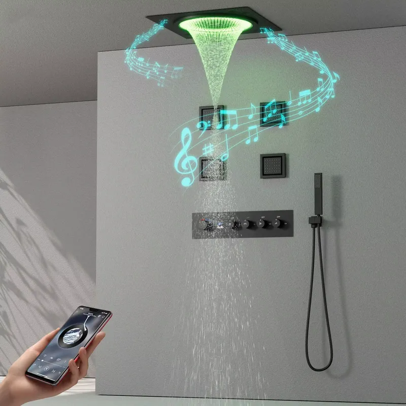 Smart LED Shower Set Bathroom  - Spa & Wellness Jura Resort Centre De Loisirs Des Franches Montagnes review and price