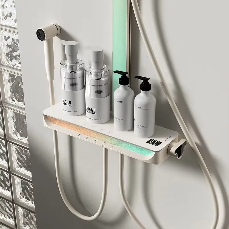 Brass Digital Waterfall Shower - Spa & Wellness Jura Resort Centre De Loisirs Des Franches Montagnes review and price