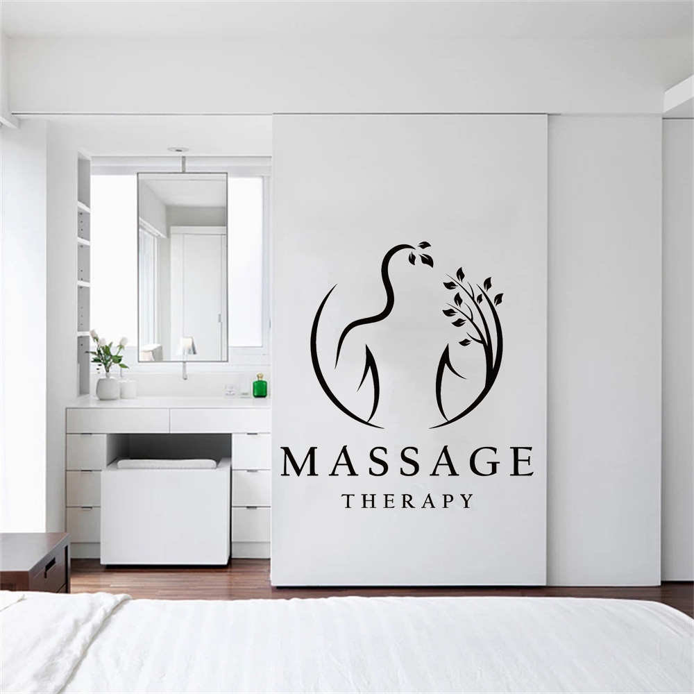 Massage Therapy Vinyl Wall Dec - Spa Wellness Salon review and price