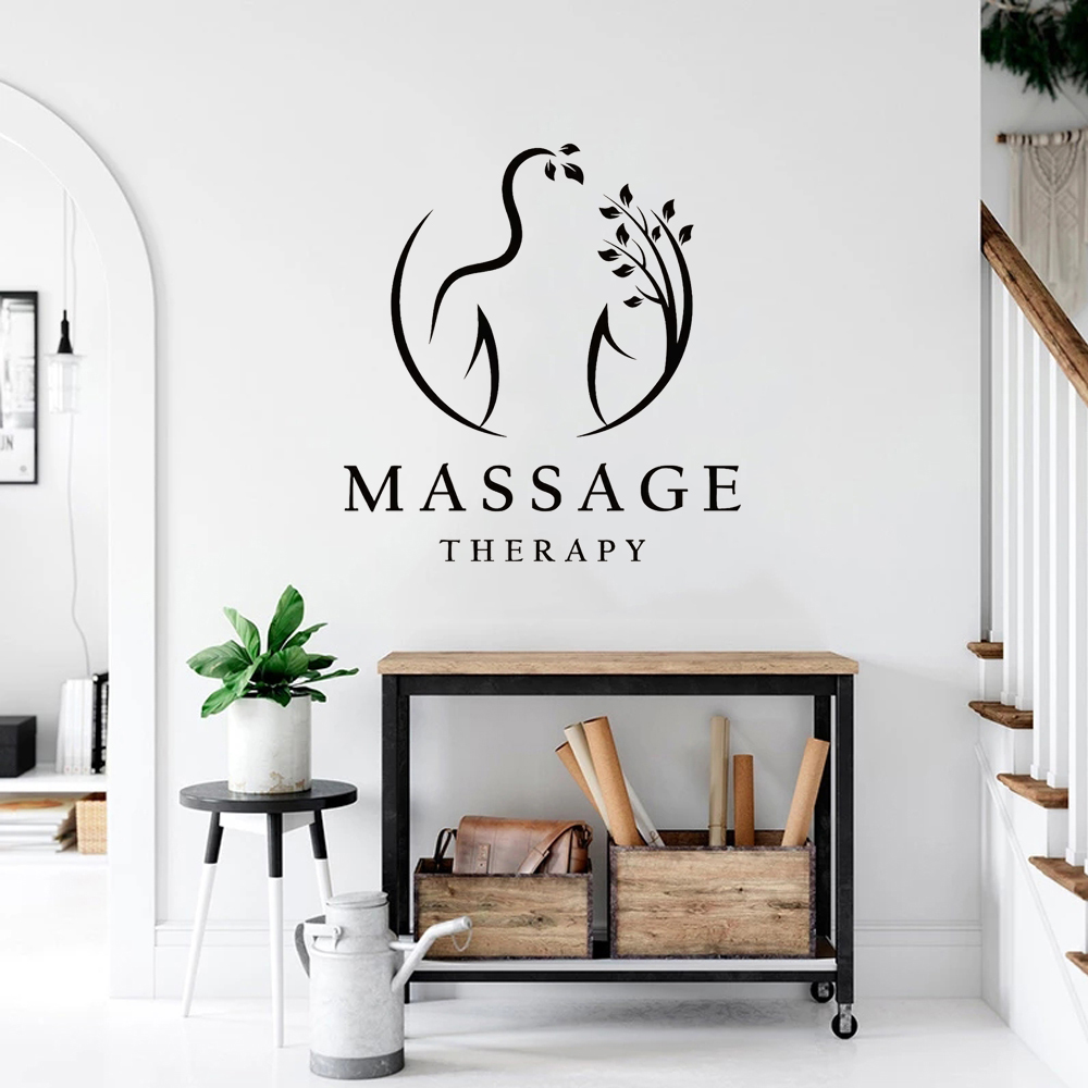 Massage Therapy Vinyl Wall Dec - Spa Wellness Salon review and price