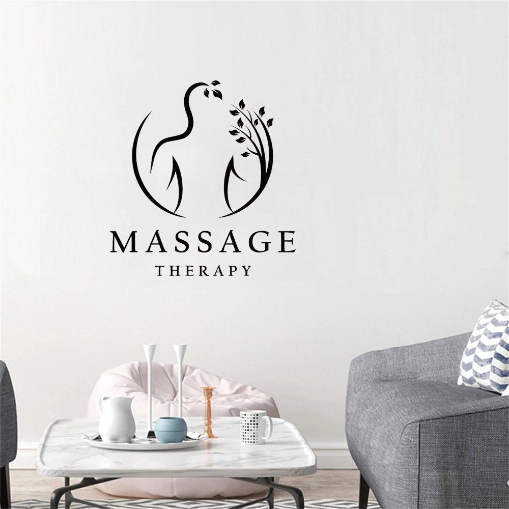 Massage Therapy Vinyl Wall Dec - Spa Wellness Salon review and price